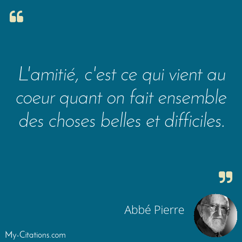 Citation, Abbé Pierre