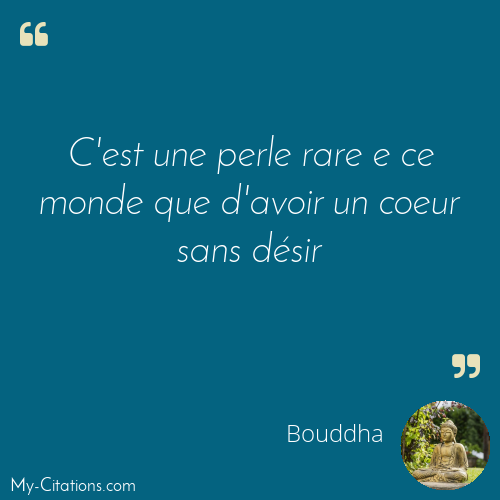 Citation, Bouddha
