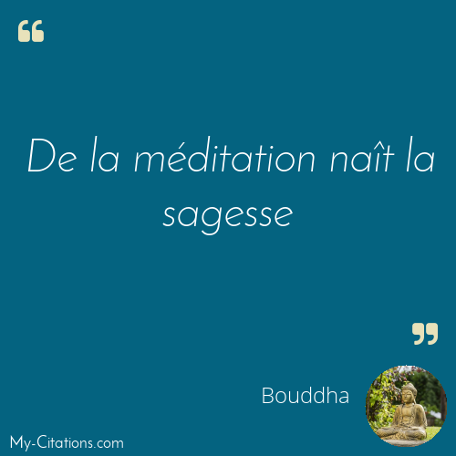 Citation, Bouddha