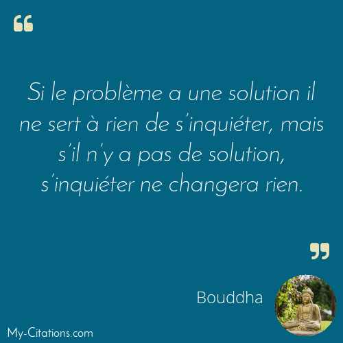 Citation, Bouddha