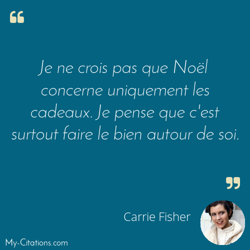 Citation, Carrie Fisher