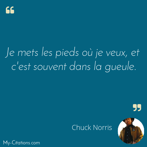 Citation, Walker Texas Ranger, Chuck Norris