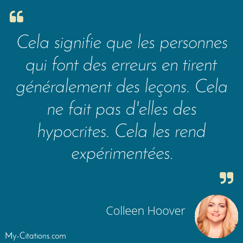 Citation, Regretting You, Colleen Hoover