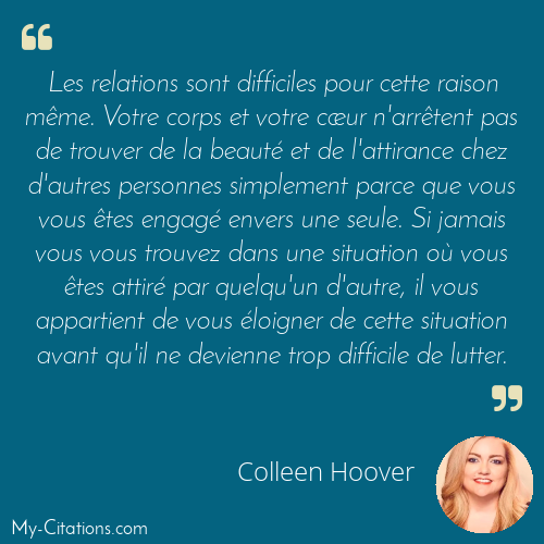 Citation, Regretting You, Colleen Hoover