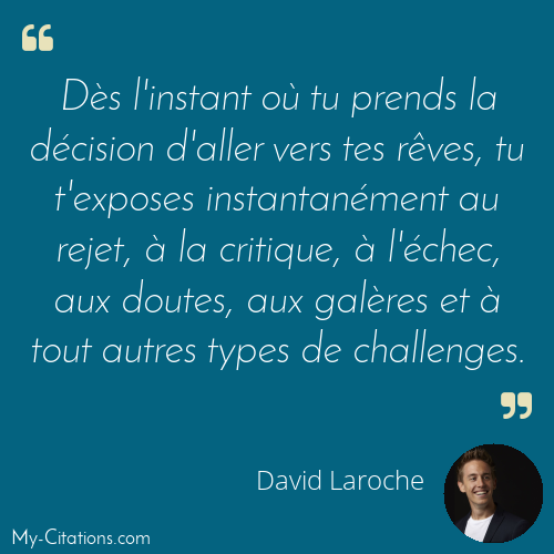 Citation, David Laroche