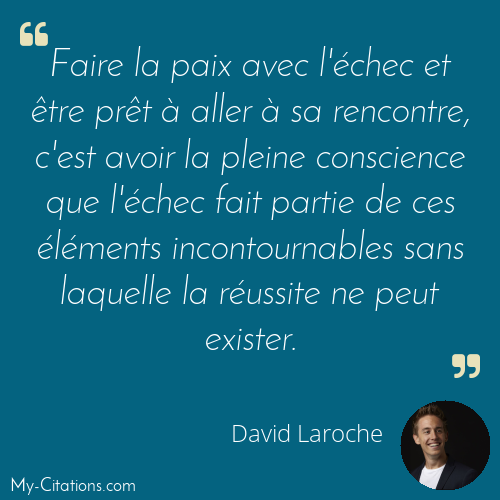 Citation, David Laroche