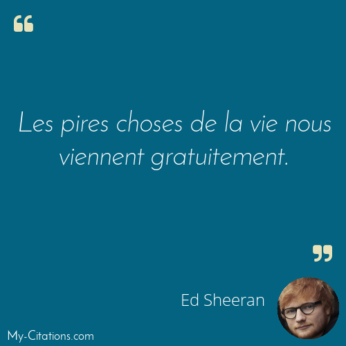 Citation, Ed Sheeran