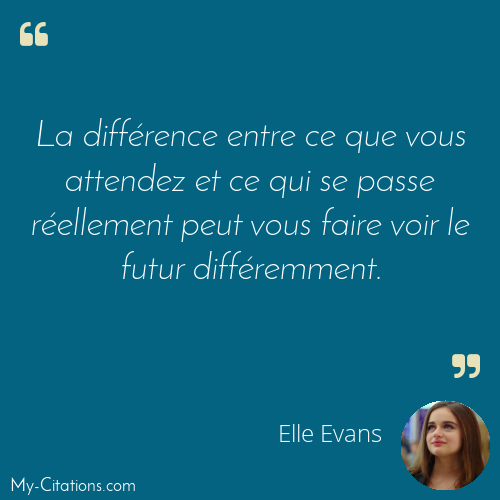 Citation, The Kissing Booth, Elle Evans