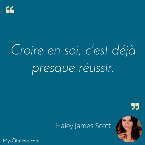 Citation, One Tree Hill, Haley James Scott