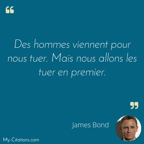 Citation, Skyfall, James Bond
