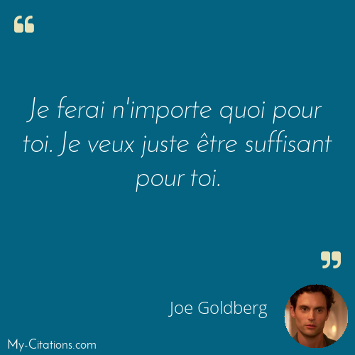 Citation, YOU, Joe Goldberg