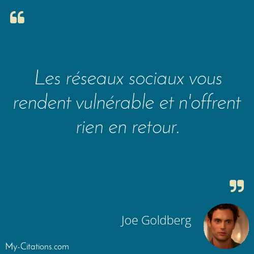 Citation, YOU, Joe Goldberg