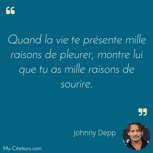 Citation, Johnny Depp