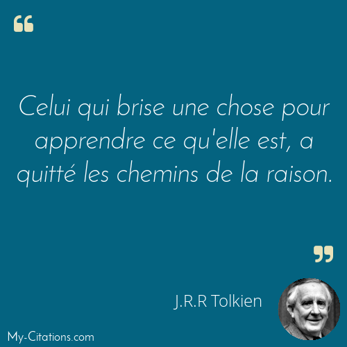 Citation, Le Seigneur des Anneaux, J.R.R Tolkien