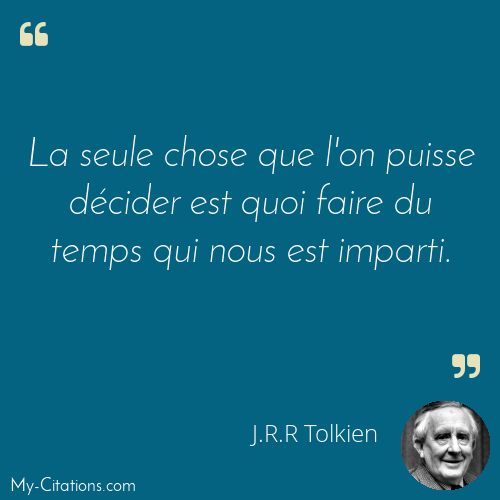 Citation, Le Seigneur des Anneaux, J.R.R Tolkien