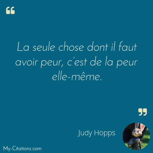 Citation, Zootopie, Judy Hopps