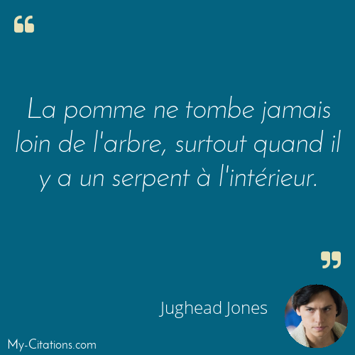 Citation, Riverdale, Jughead Jones