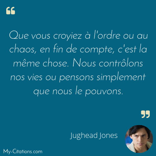 Citation, Riverdale, Jughead Jones