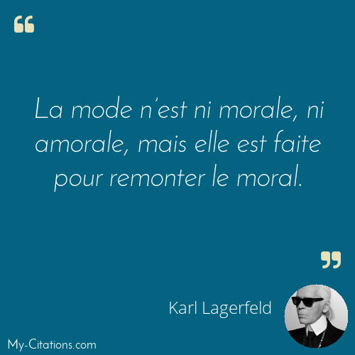 Citation, Karl Lagerfeld