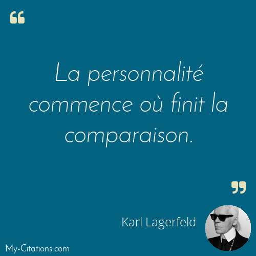 Citation, Karl Lagerfeld