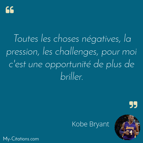 Citation, Kobe Bryant