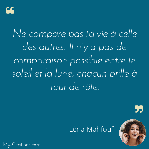 Citation, Léna Mahfouf