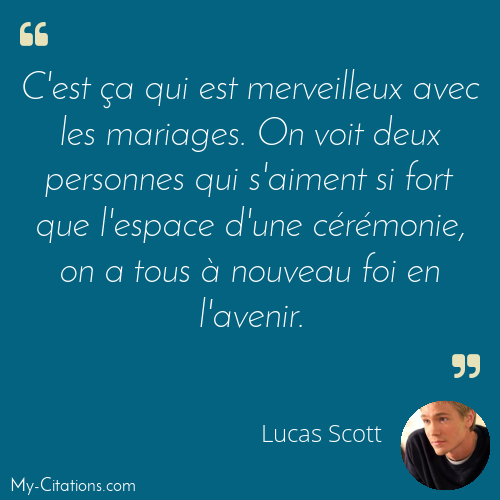 Citation, One Tree Hill, Lucas Scott