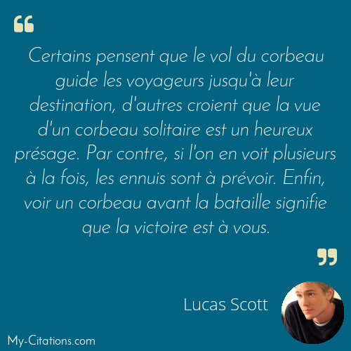 Citation, One Tree Hill, Lucas Scott