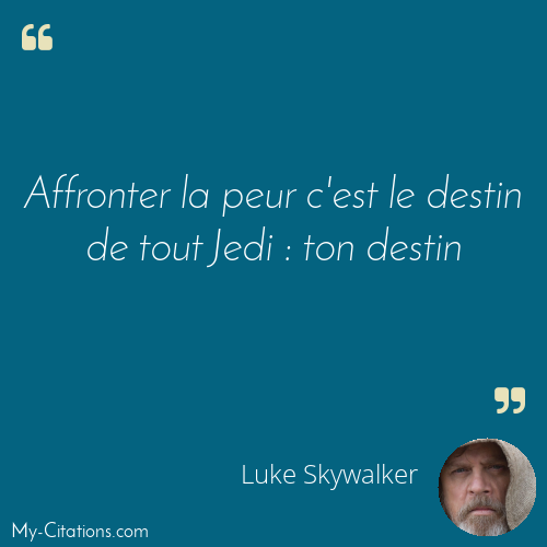 Citation, Star Wars IX : L'Ascension de Skywalker, Luke Skywalker