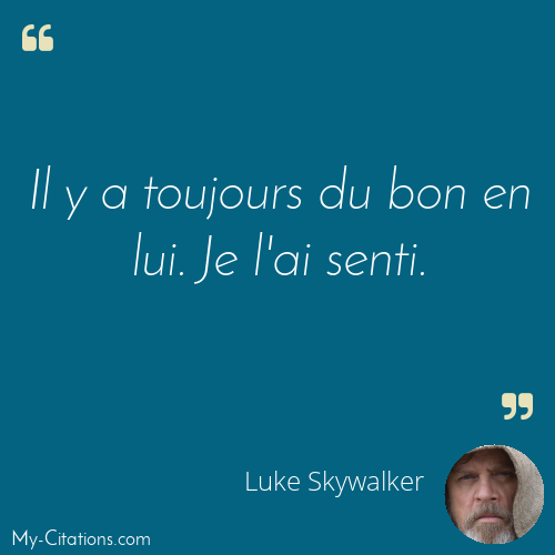 Citation, Star Wars, Luke Skywalker