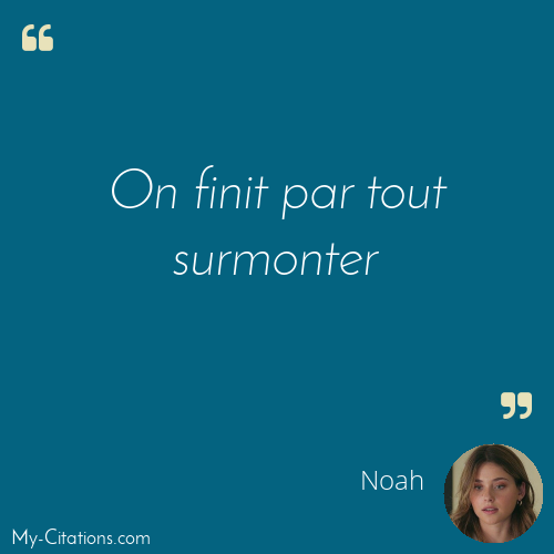 Citation, À contre-sens, Noah