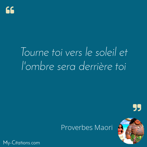 Citation, Proverbes Maori
