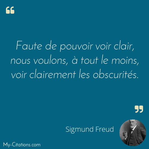 Citation, Sigmund Freud