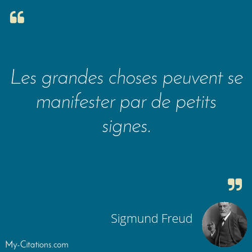 Citation, Sigmund Freud