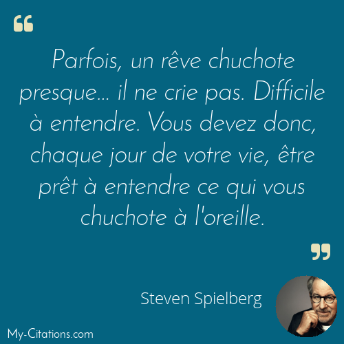 Citation, Steven Spielberg