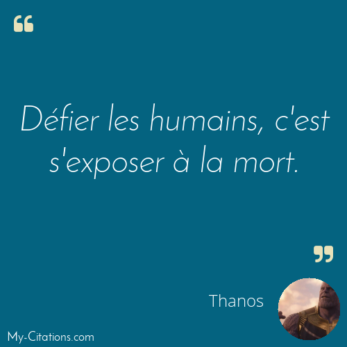Citation, Thanos