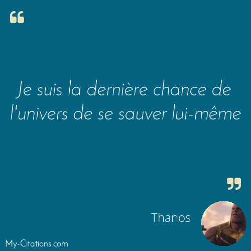 Citation, Thanos