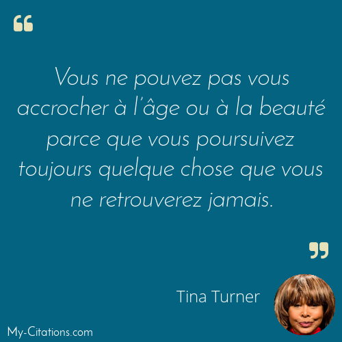 Citation, Tina Turner