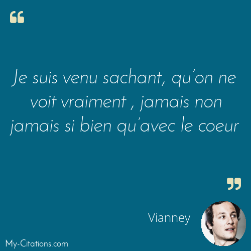 Citation, Dumbo, Vianney
