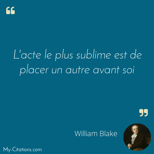 Citation, William Blake