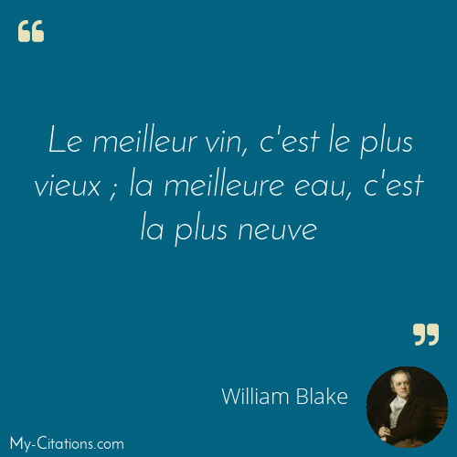 Citation, William Blake