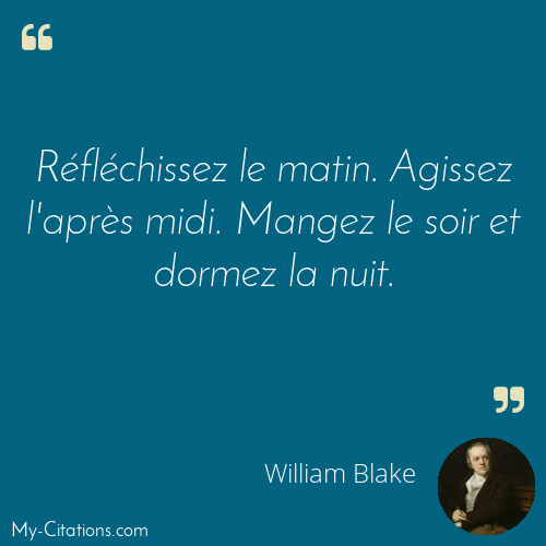 Citation, William Blake