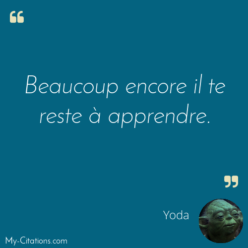 Citation, Star Wars, Yoda