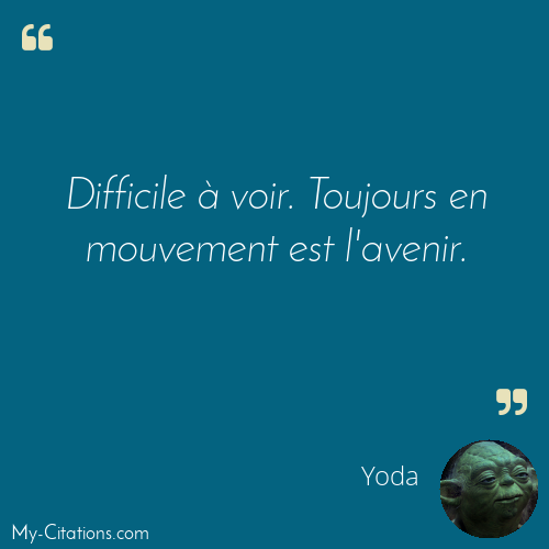 Citation, Star Wars, Yoda