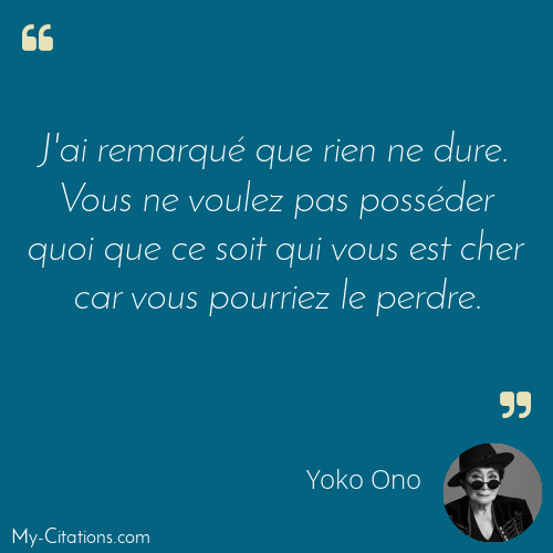 Citation, Yoko Ono